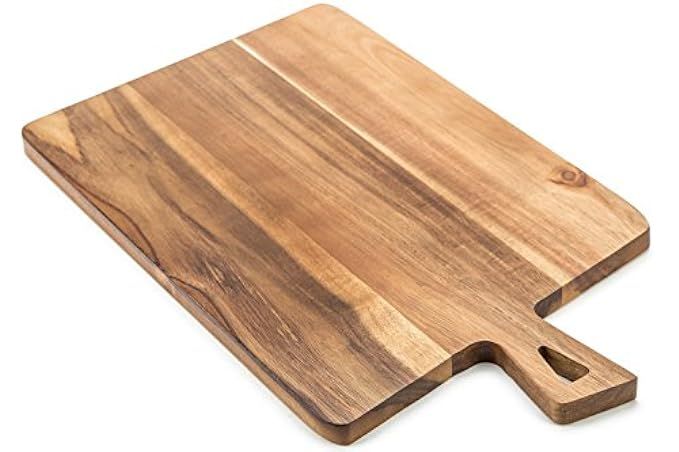 ROLICONE Acacia Wood Cutting Board with Handles (16.6 x 9.5 inch) | Large Wooden Chopping Board BPA  | Amazon (US)