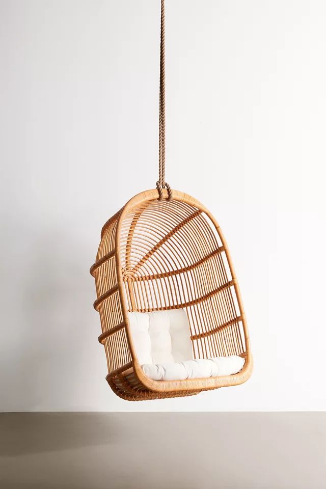Kelsey Rattan Hanging Chair | Urban Outfitters (US and RoW)