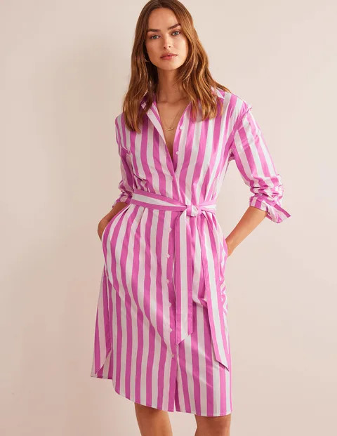 Relaxed Cotton Shirt Dress | Boden (US)