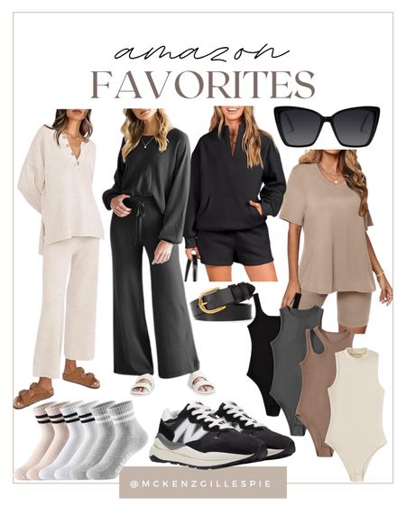 This weeks amazon favorites! I am here for all the amazon lounge sets with the striped crew socks! I am also loving these elevated body suits that would layer perfect for the fall! 

#LTKstyletip #LTKSeasonal #LTKfindsunder50