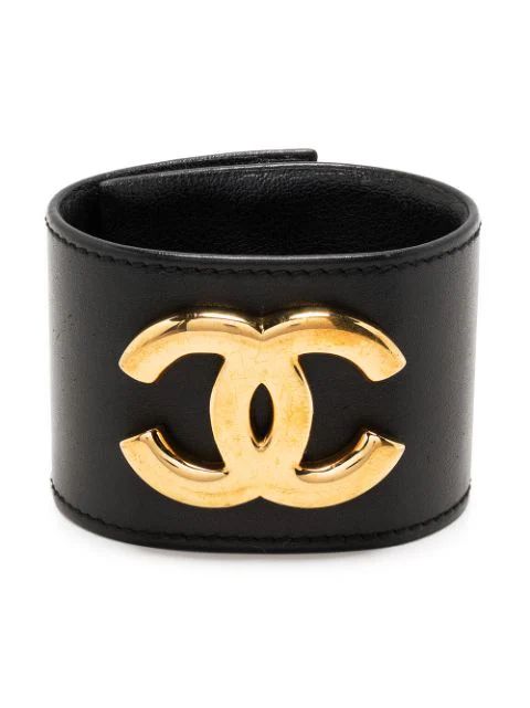 Chanel Pre-Owned 1997 CC Logo Bracelet - Farfetch | Farfetch Global