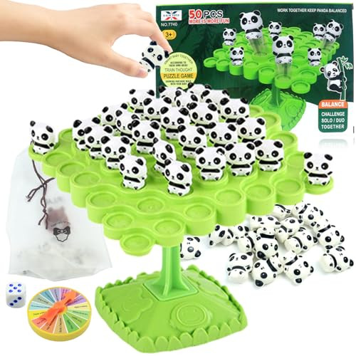 kykake Panda Balance Game Toy,Two-Player Balance Tree Game Parent-Child Interactive Family Tabletop Puzzle Game Montessori Toy,Birthday Bulk Panda Board Game Gifts for Kids | Amazon (US)