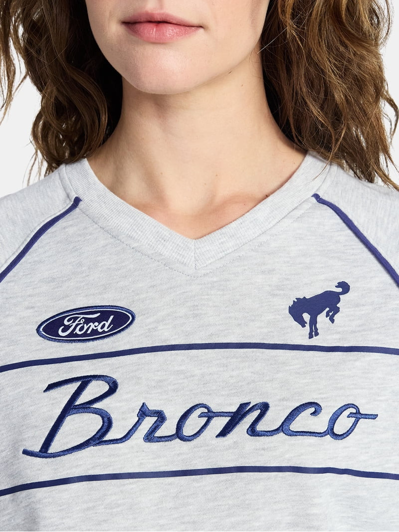 Ford Bronco Women's Front Back Graphic Sweatshirt with Long Sleeves, Sizes XXS-XXL | Walmart (US)