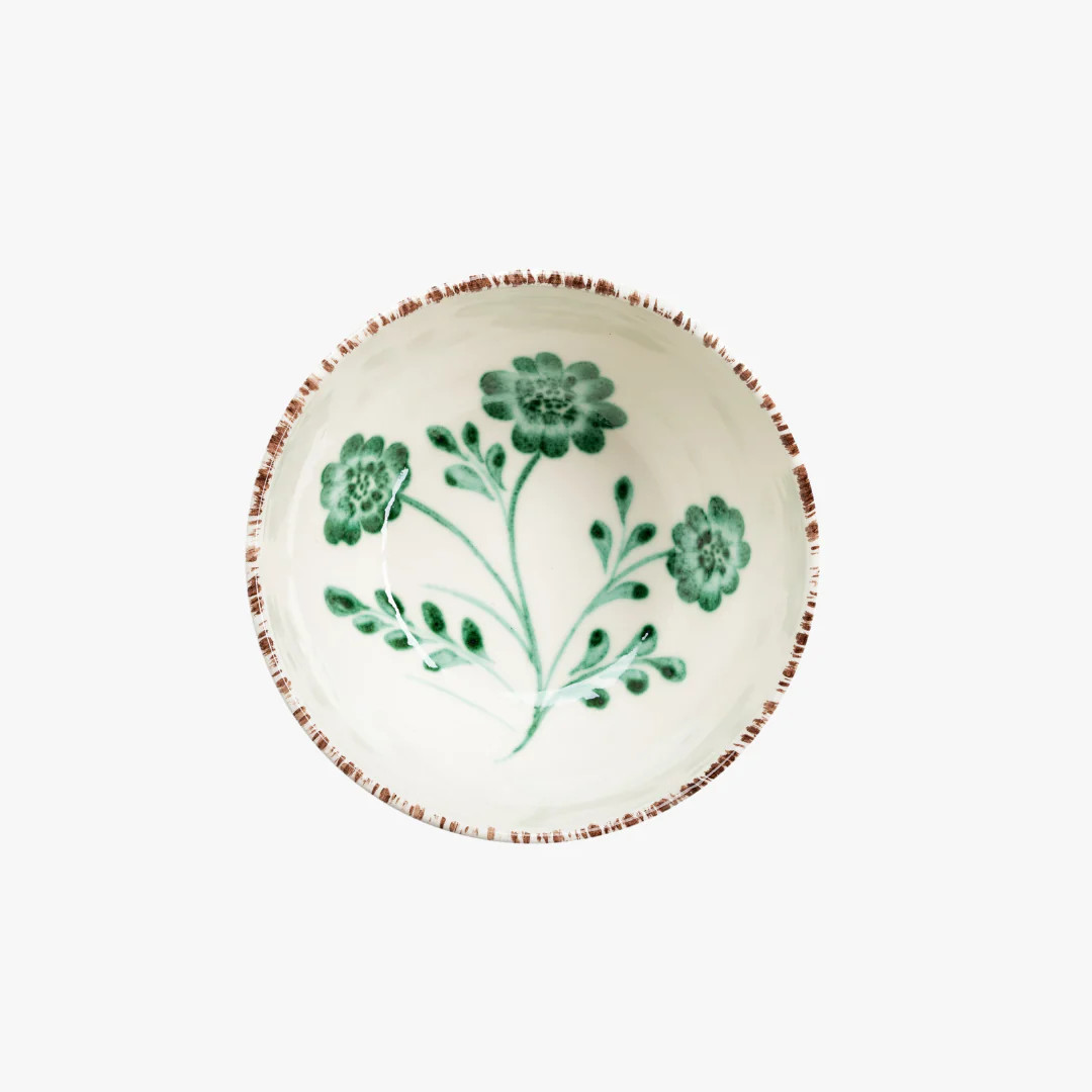 Casa Nuno Green Flower Bowls | Dear Keaton