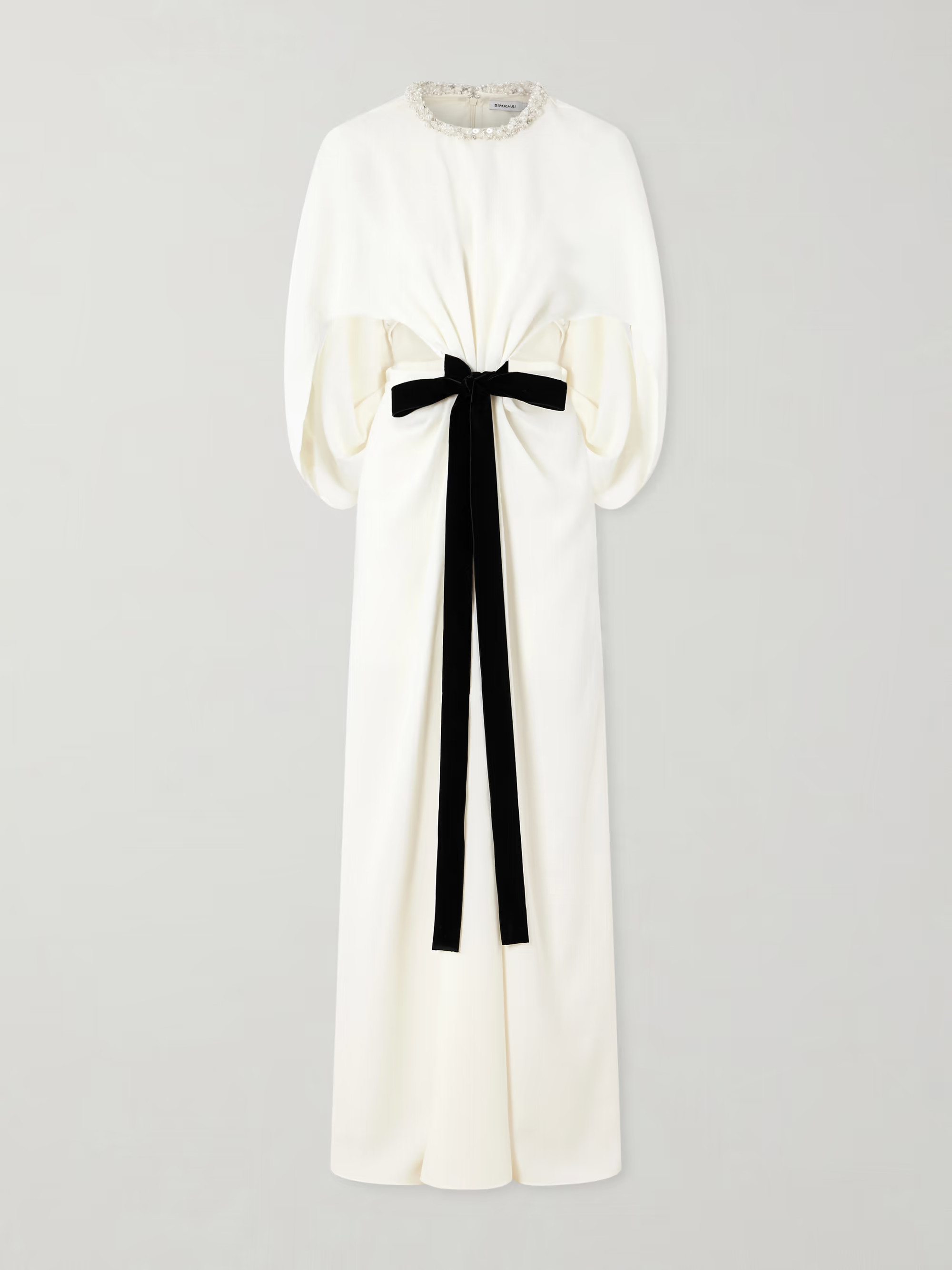 Annette cape-effect crystal-embellished crepe gown | NET-A-PORTER (UK & EU)