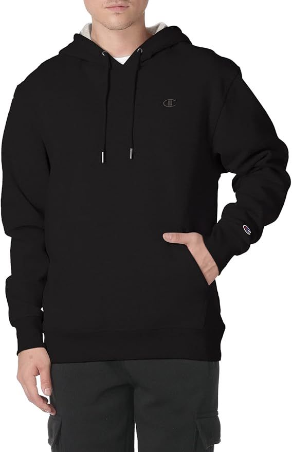 Champion Men's Sweatshirt, Powerblend Hoodie for Men, Iconic 'C' Logo | Amazon (US)