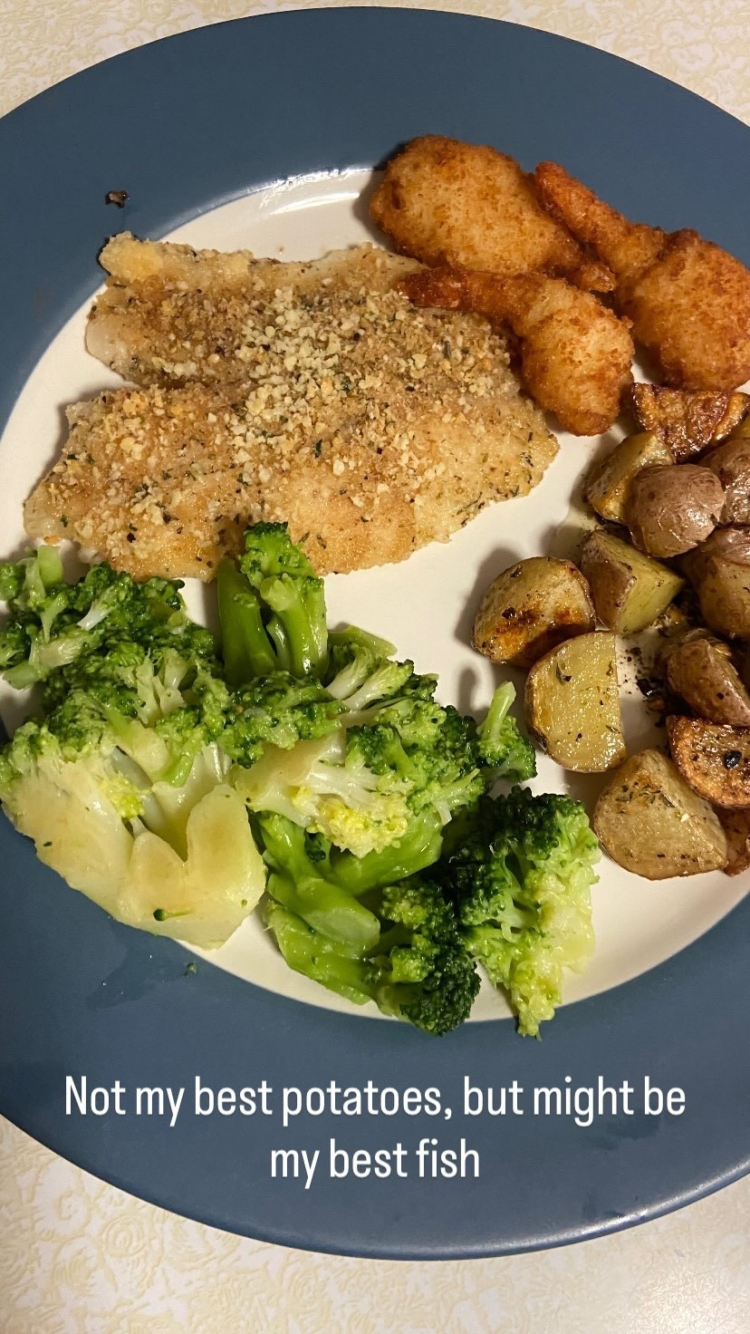 Not my best potatoes, but might be my best fish

The kids had fish sticks instead of tilapia filets. 


#recipes #dinner #LTKFamily 

#LTKfoodie #LTKdayinmylife #LTKmomlife