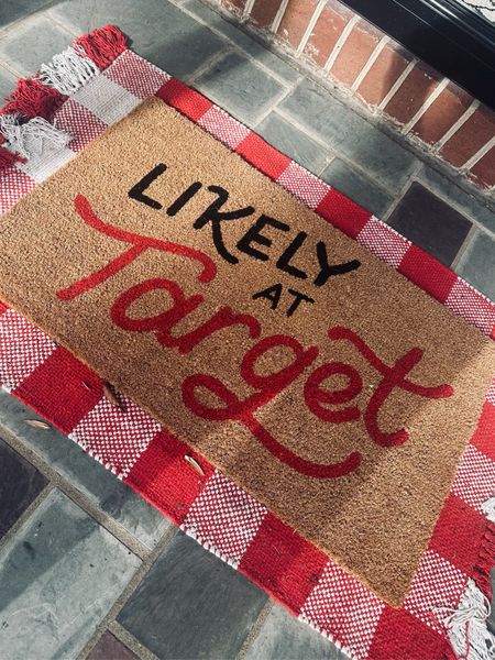 The cutest welcome mat ❤️ 🎯 

…. I mean, it’s true 🤷🏻‍♀️

Only $13 at Target! 

#LTKhome #LTKSpringSale #LTKSeasonal