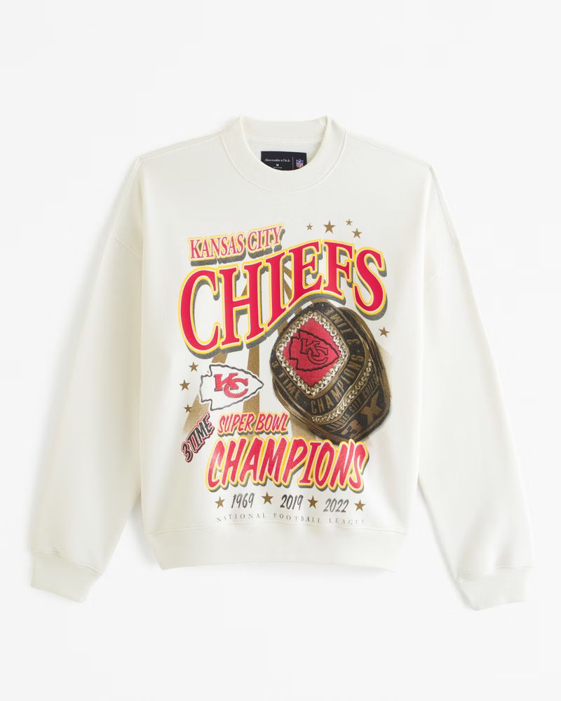 Kansas City Chiefs Graphic Crew Sweatshirt | Abercrombie & Fitch (US)