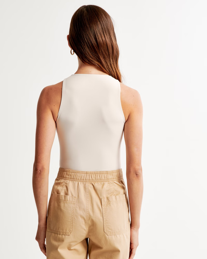 Soft Matte Seamless High-Neck Bodysuit | Abercrombie & Fitch (US)