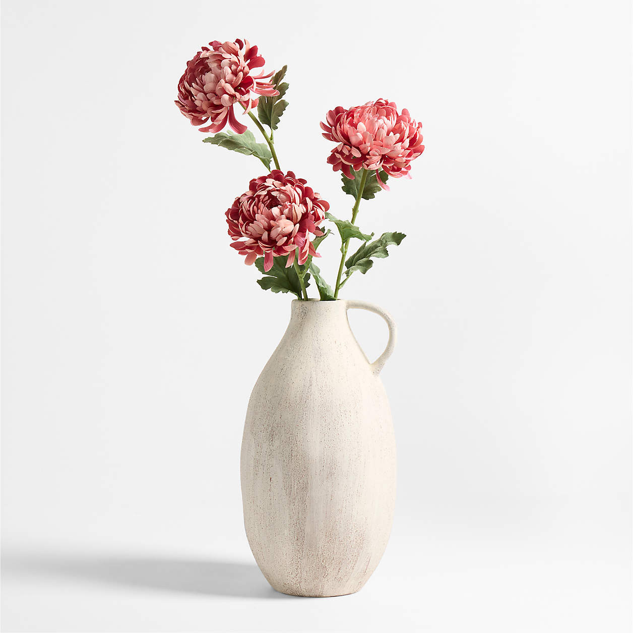 Faux Dusty Pink Chrysanthemum Stem 36" by Abigail Ahern + Reviews | Crate & Barrel | Crate & Barrel