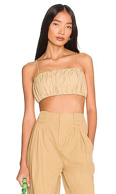 Song of Style James Crop Top in Light Brown from Revolve.com | Revolve Clothing (Global)