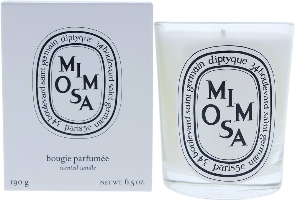 Diptyque Mimosa Candle-6.5 oz.,White,B0043TVXSC | Amazon (US)