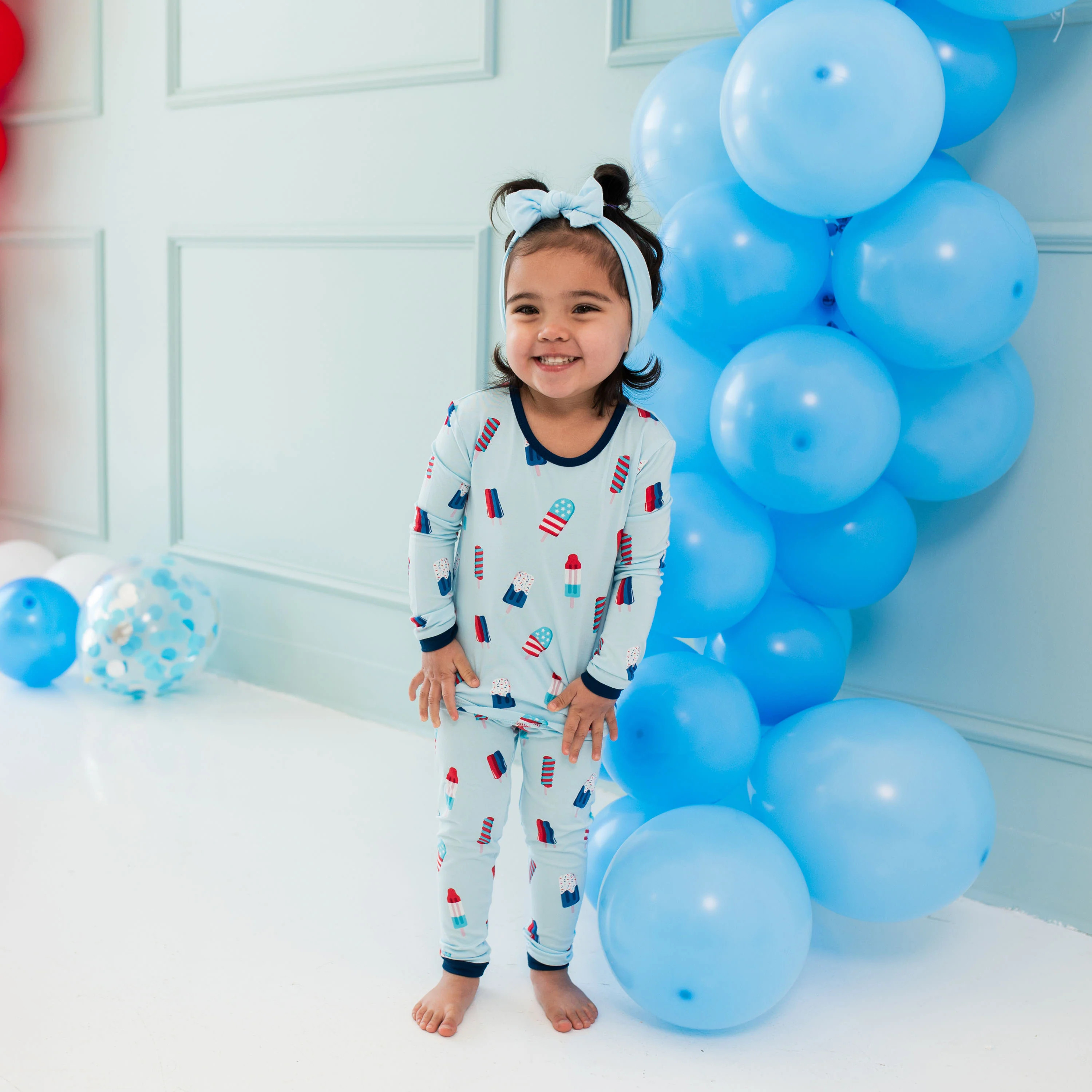 Long Sleeve Pajamas in Popsicle | Kyte BABY