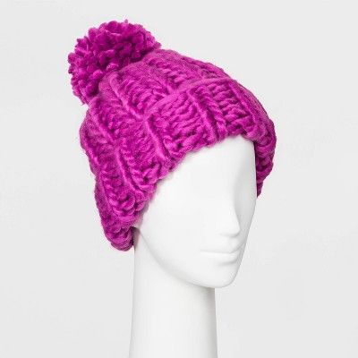 Women's Oversized Chunky Knit Beanie - Wild Fable™ | Target