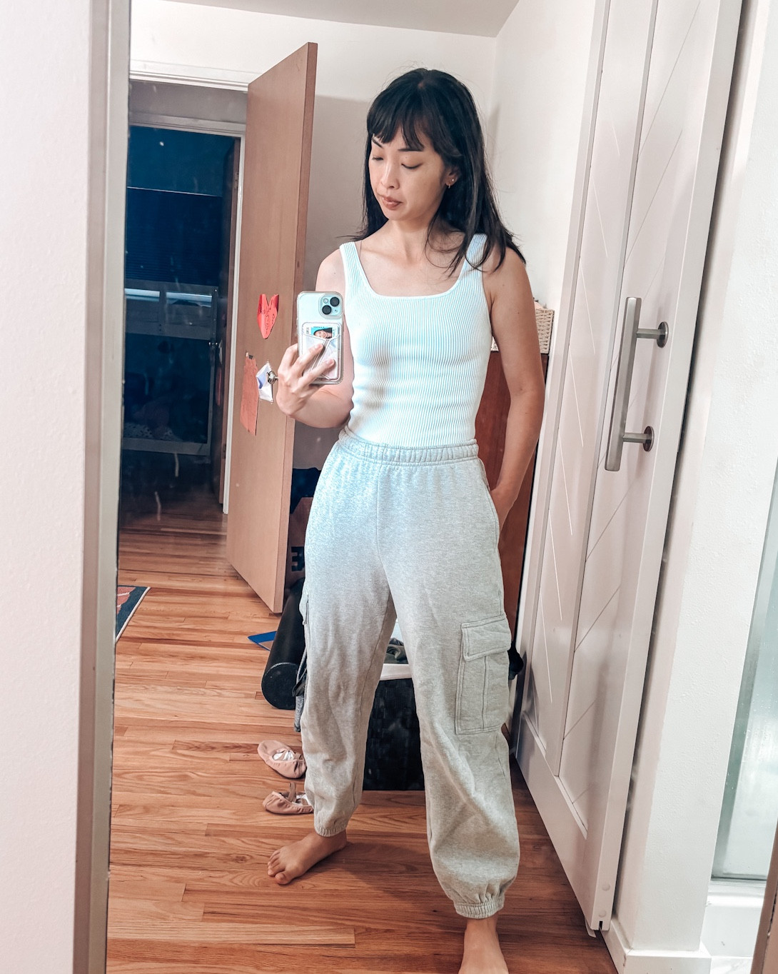 Aritzia sweat fleece short lengths for petites:

Photo 1: cozy fleece mega cargo jogger, XS short, heather chrome

Photo 2: cozy sweat fleece mega cargo sweatpants, XS short, smoky sage color way (limited edition, I think it’s not sold this year)

Photo 3: cozy sweat fleece boyfriend wide leg sweatpants in black, XS short

I love all three, but I especially like the high rise on the mega cargo and the boyfriend wide leg. The fabric is SO THICK and warm. Highly recommend for the winter cold weather! For reference I’m 5’2” and around 110 lbs.

#LTKGiftGuide #LTKSeasonal #LTKPetite