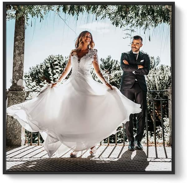 IDEA4WALL Framed Canvas Prints Wall Art, Custom Prints with Your Photo on Canvas 16x16 inches | Walmart (US)