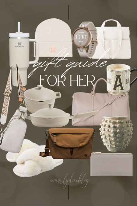 Gift guide for her, woman’s gift guide, tote, crossbody, Lulu lemon, Stanley cup, Anthropologie gifts, dagne Dover 

#LTKHoliday