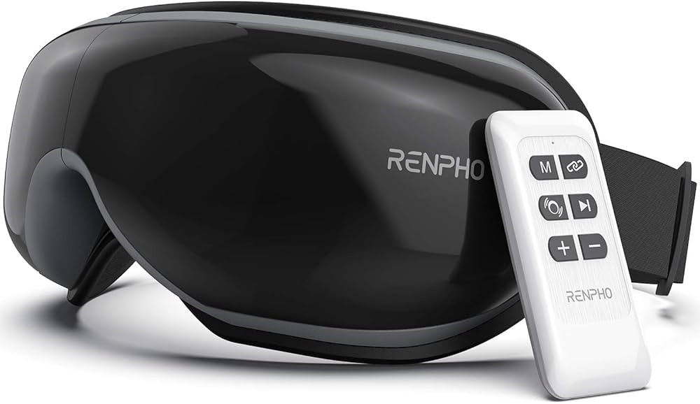 RENPHO Eyeris1 Eye Mask with Heat, Remote Control, Bluetooth Music, Rechargeable Electric Eye Bea... | Amazon (CA)