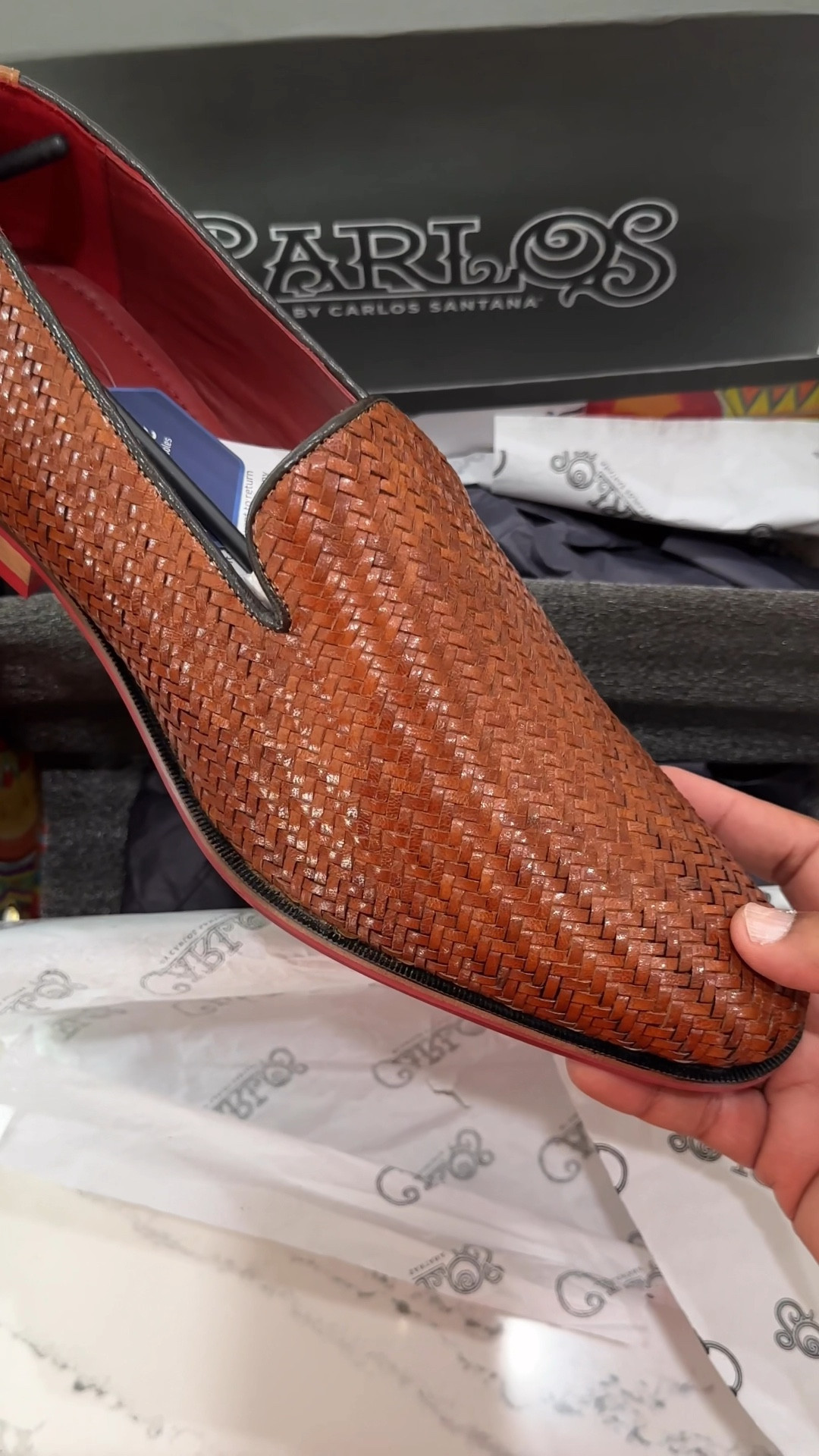 Carlos Santana Gibson weave loafers Carlos by Carlos Santana Men main image 4