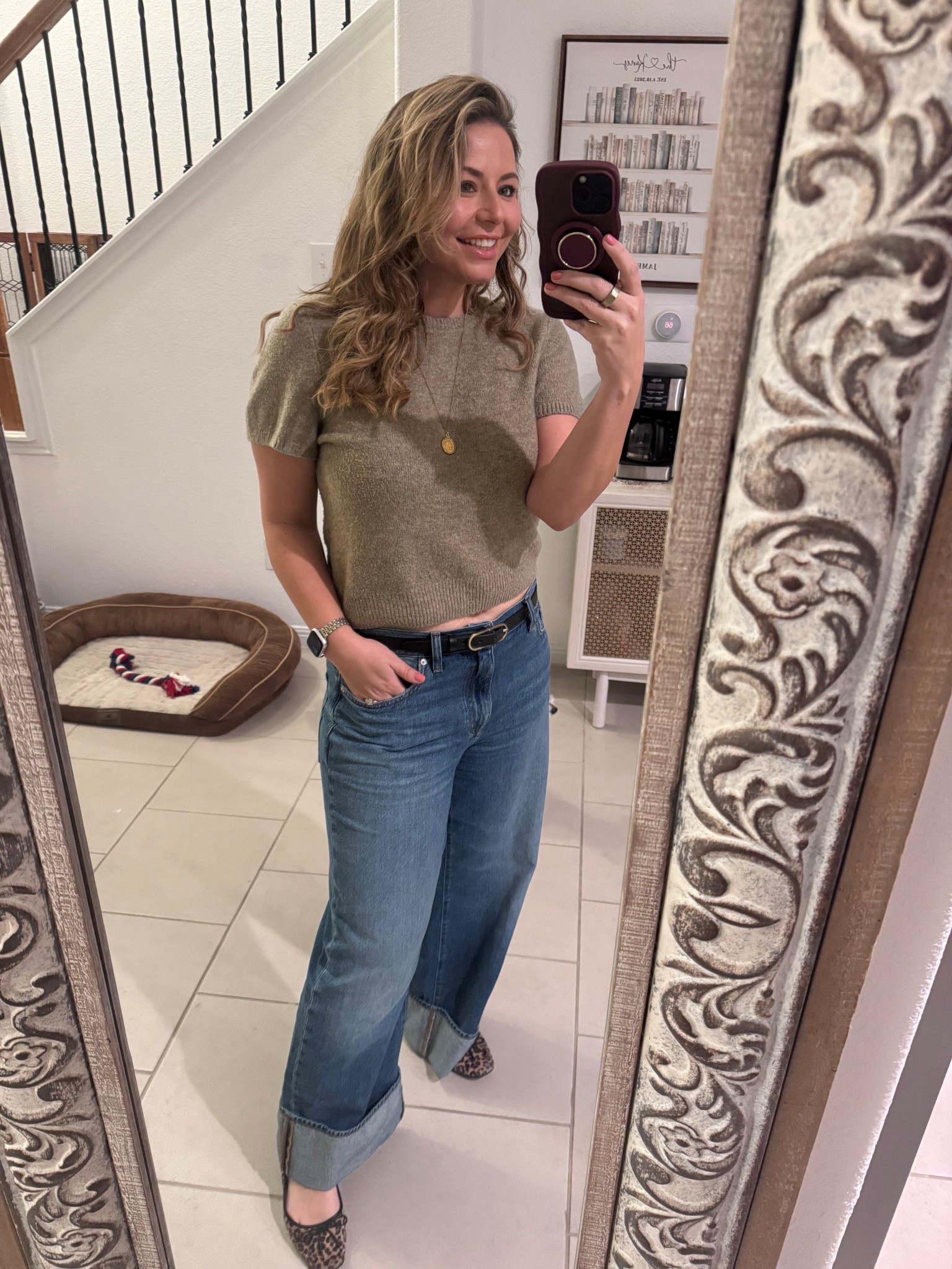  Easy workwear! I have the @amazon version in many colors too- literally so SO cute and it’s easy to dress up or down *I know 🥴* but this top and the Amazon one look SO cute on wide leg sweatpants!  

#LTKSaleAlert #LTKMidsize #LTKFindsUnder100