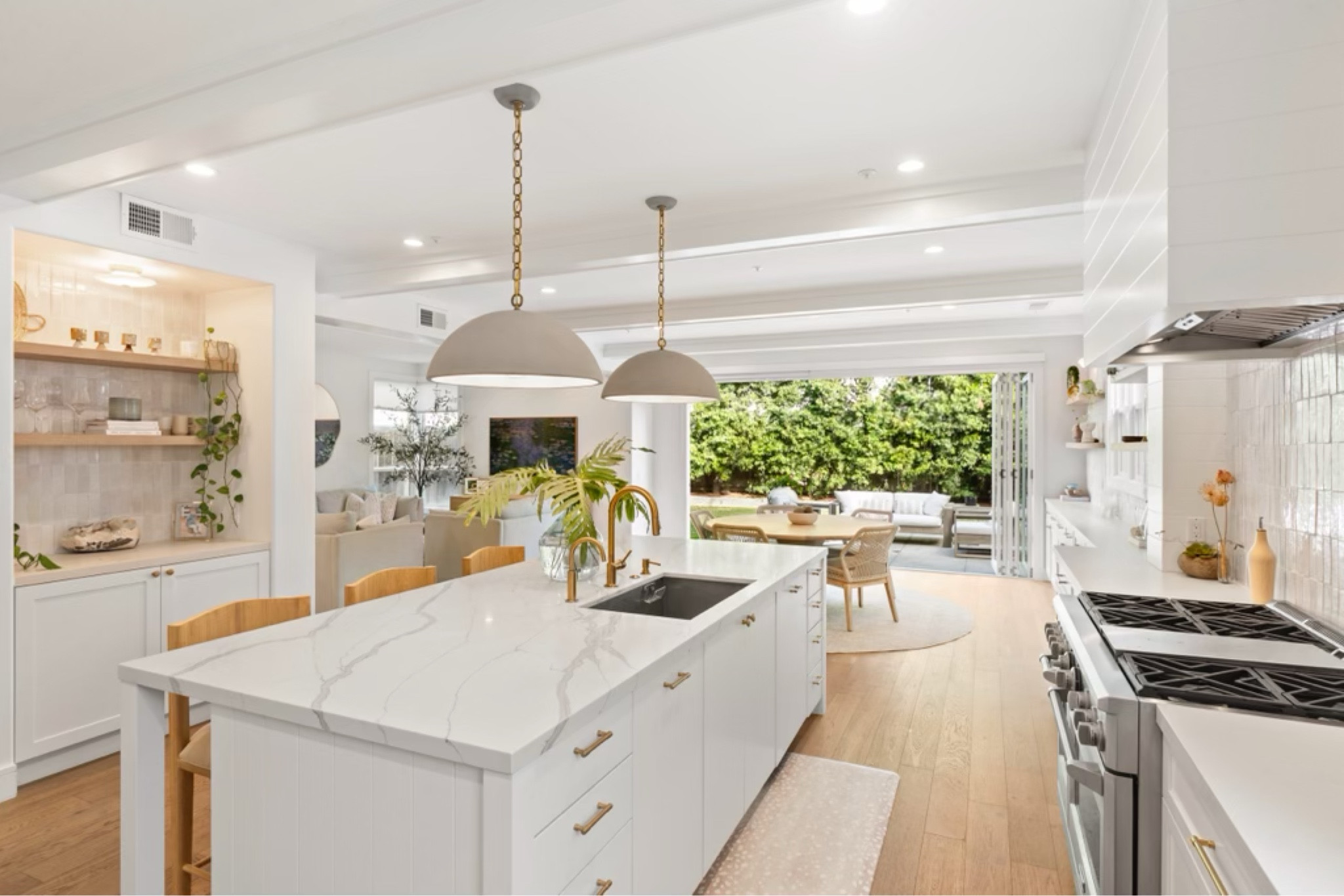 Our Beach House Kitchen. Modern and timeless…

Kitchen Island Pendants
Round wood dining table
Builtin design 

#LTKSaleAlert #LTKHome #LTKFamily