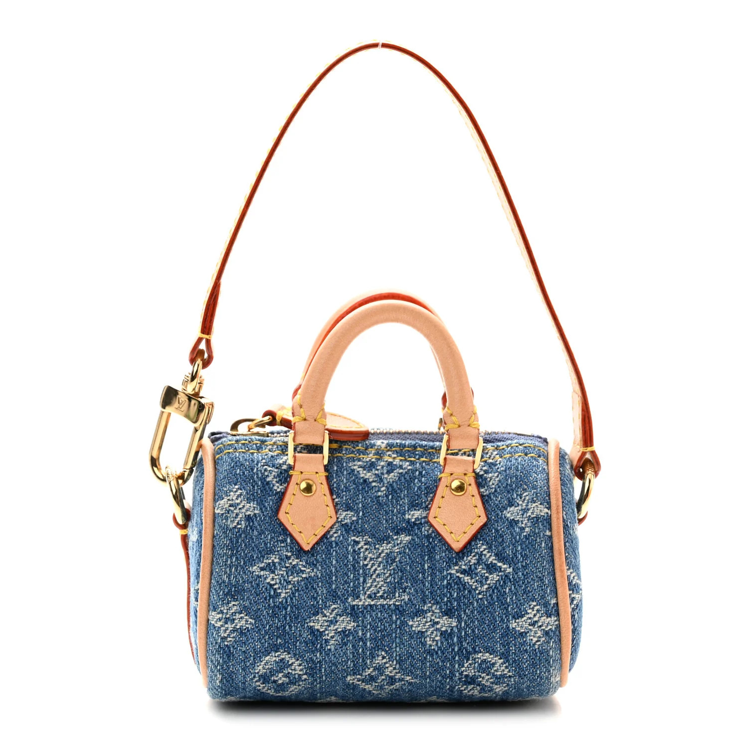Louis Vuitton Monogram Micro Speedy Bag Charm Denim Sunset Blue | FASHIONPHILE (US)