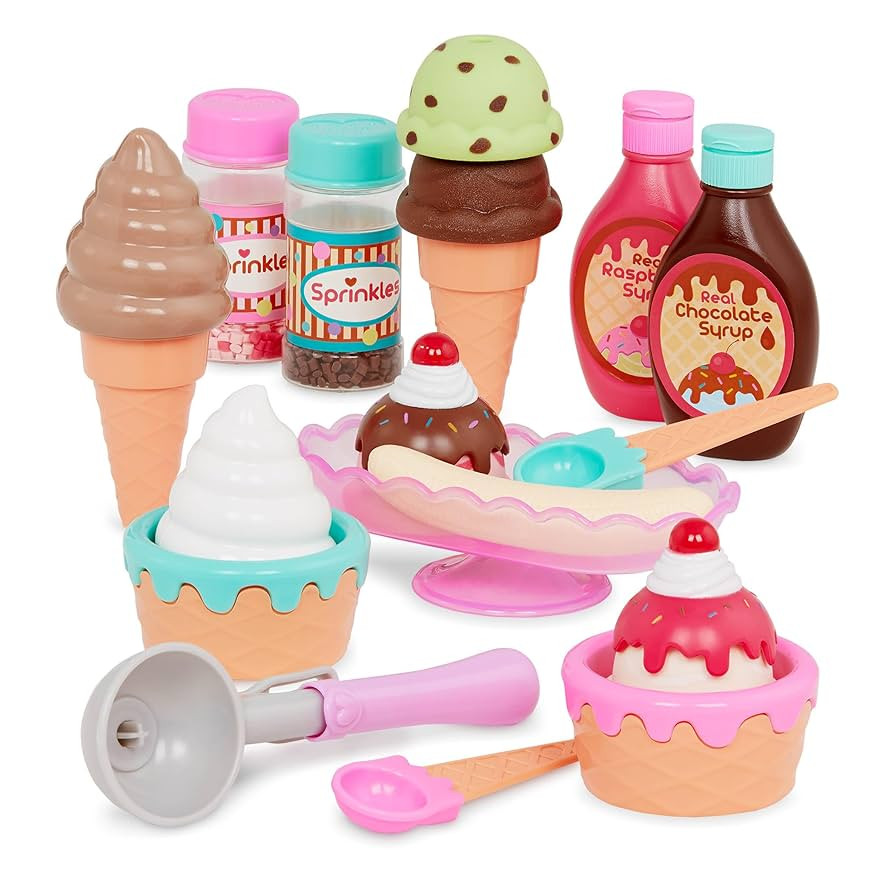 Battat – Play Circle – Toy Food – Ice Cream Set – Kitchen Accessories For Kids – Preten... | Amazon (US)