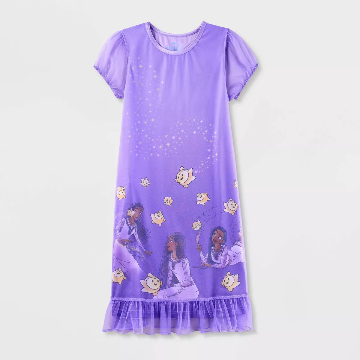 Girls' Disney Wish Asha NightGown - Purple | Target