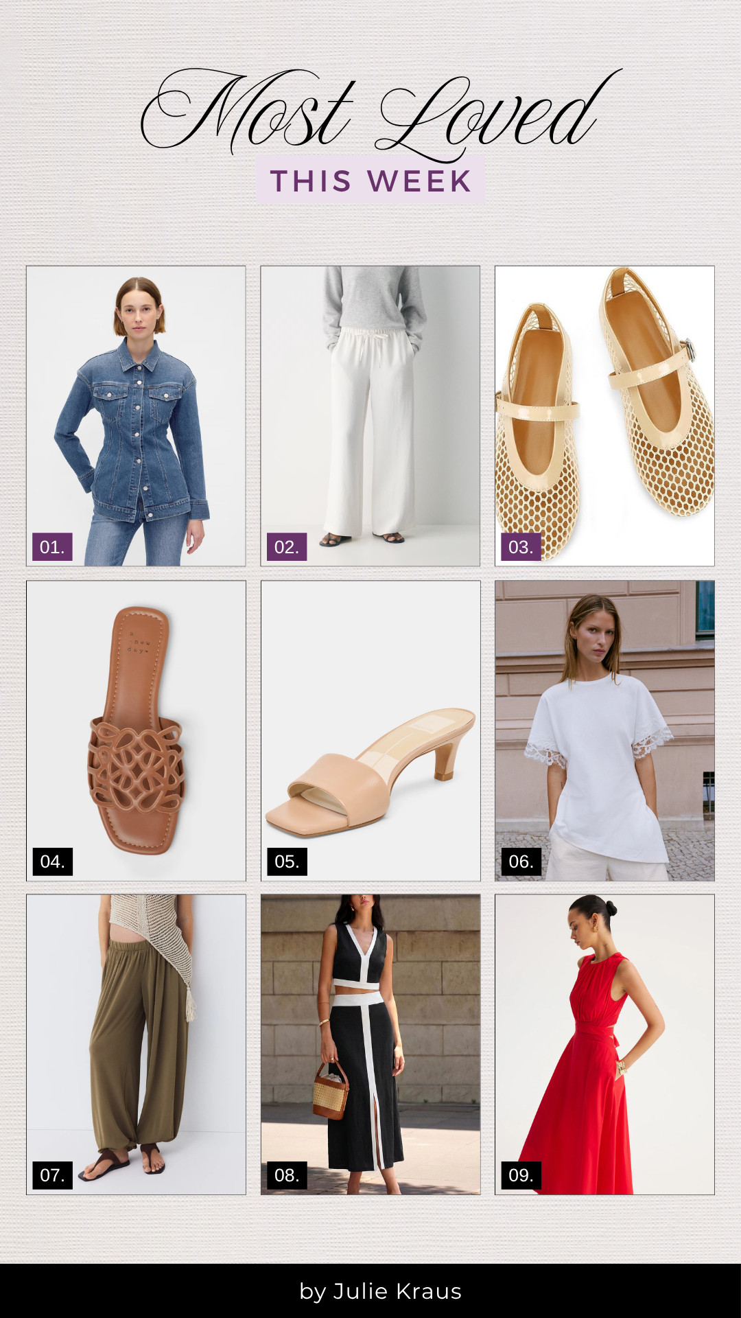 What you loved most this week! 

 #LTKgrwm #LTKootd #LTKOver40