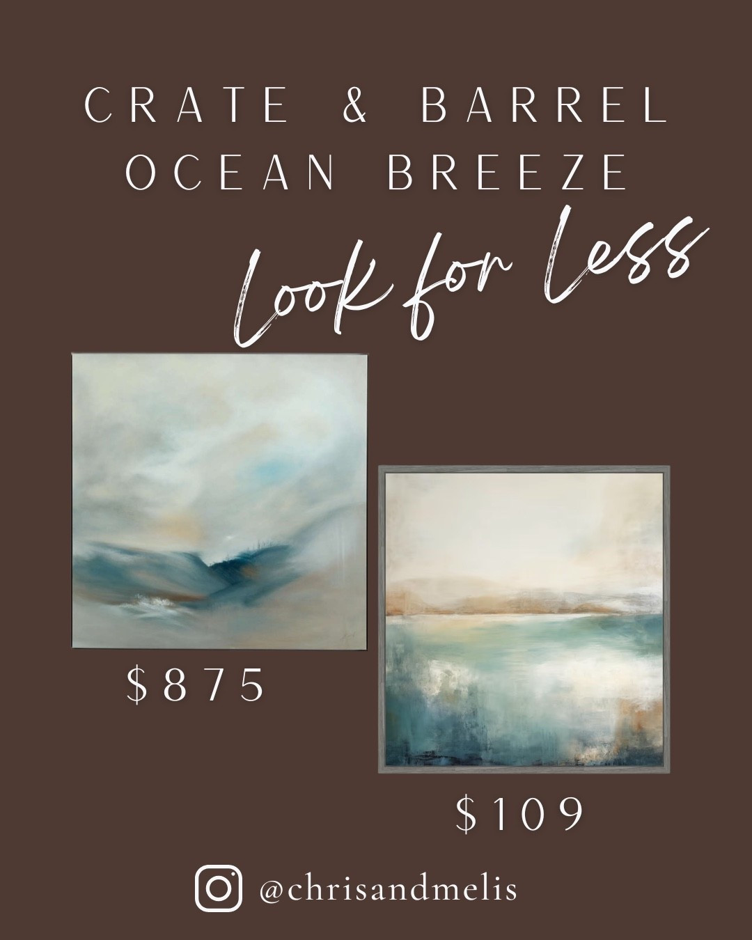 Crate & Barrel Ocean Breeze wall art look for less!

#LTKSaleAlert #LTKHome