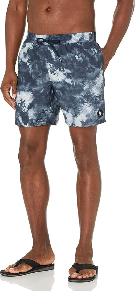 Volcom Men's 17-Inch Elastic Waist Surf Swim Trunks | Amazon (US)