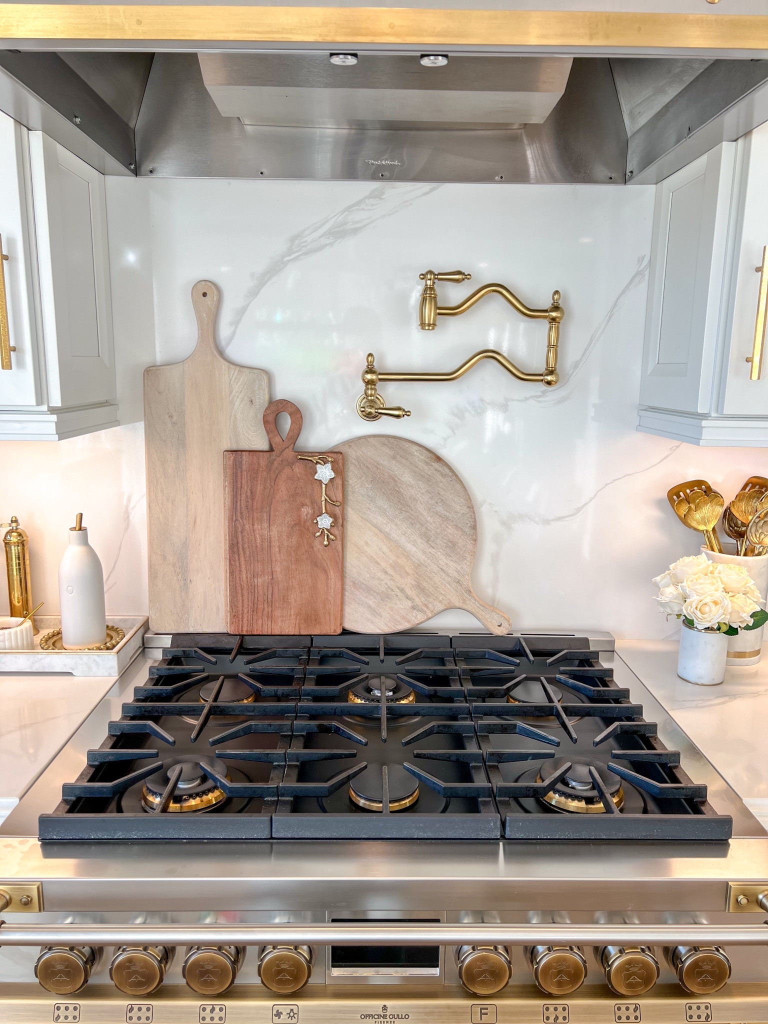 My white oak boards are perfect to style over your range or on your counter as a layered styling! Adds depth and texture. 

#LTKHome