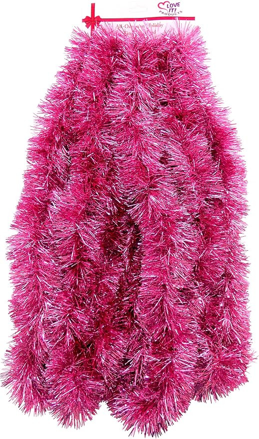 Tinsel Garland 25 ft, Perfect for Christmas, New Year's Eve Celebration, Wedding, Birthdays, Fest... | Amazon (US)
