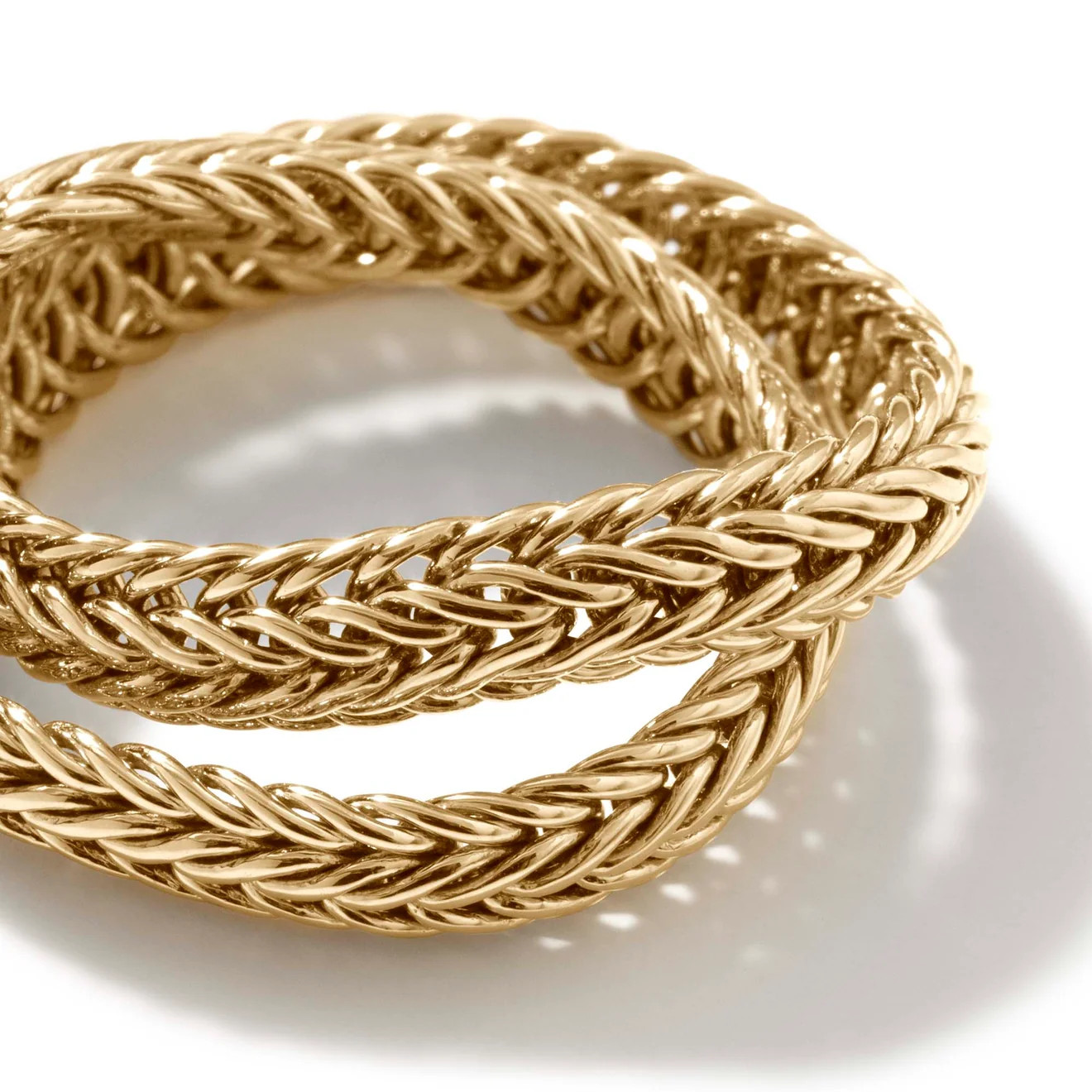 Icon Chevron Crossover Ring, Gold, 4.5MM|RGG900825 | John Hardy