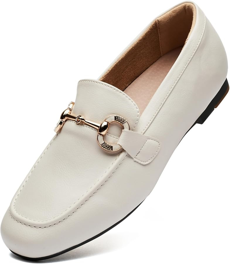 Womens Loafers Shoes Fashion Low Heel Slip on Shoes Comfortable Driving Flats | Amazon (US)