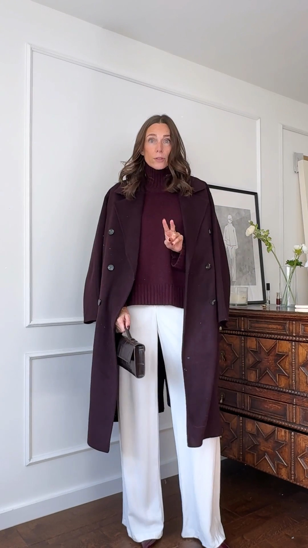 One beautiful burgundy cashmere jumper styled four ways. 

White trousers, burgundy trousers, wide leg trousers, slip skirt, burgundy slip skirt, full burgundy outfit, autumn outfits, jeans outfit, brown bag, burgundy sweater, cashmere sweater,
Burgundy coat, wool coat

#LTKStyleTip #LTKSeasonal