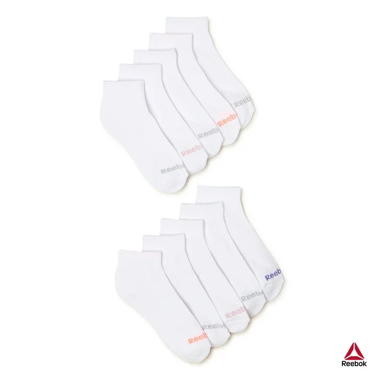 Reebok Women's Pro Series Cushion Ankle Socks, 10-Pack | Walmart (US)
