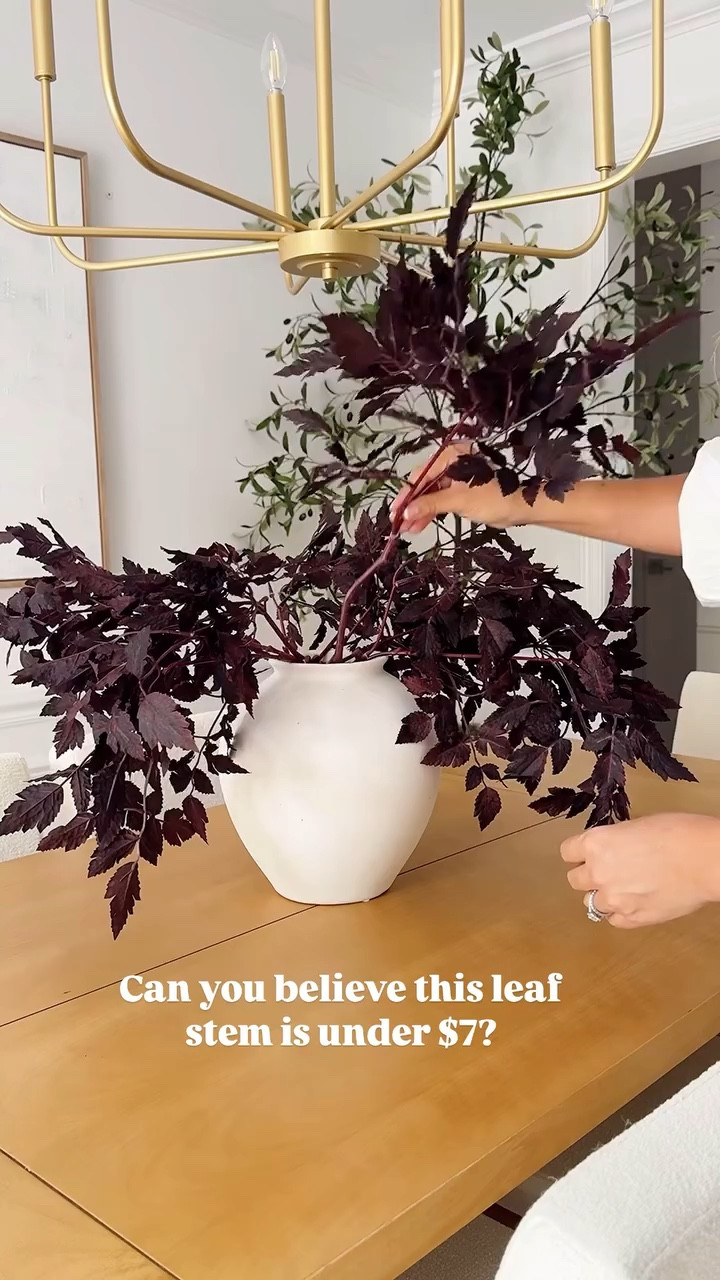 The most beautiful and realistic looking leaf stem for only $7!!


These cimicífuga leaf stem are truly a show stopper. They are so affordable and the quality is AMAZING, looks like high end stems. They look beautiful and the perfect statement vase for a fall vibe decor! 🤎
.
.
.

#diningroomdecor #diningroomdesign #diningroomideas #diningroom #fallvibes #affordabledecor #homesweethome

#LTKHome #LTKVideo #LTKStyleTip