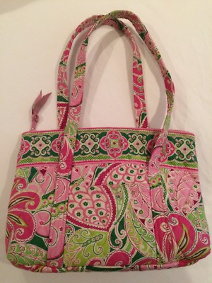VERA BRADLEY SMALL TOTE - RETIRED - PINWHEEL PINK - EXCELLENT CONDITION! | eBay US
