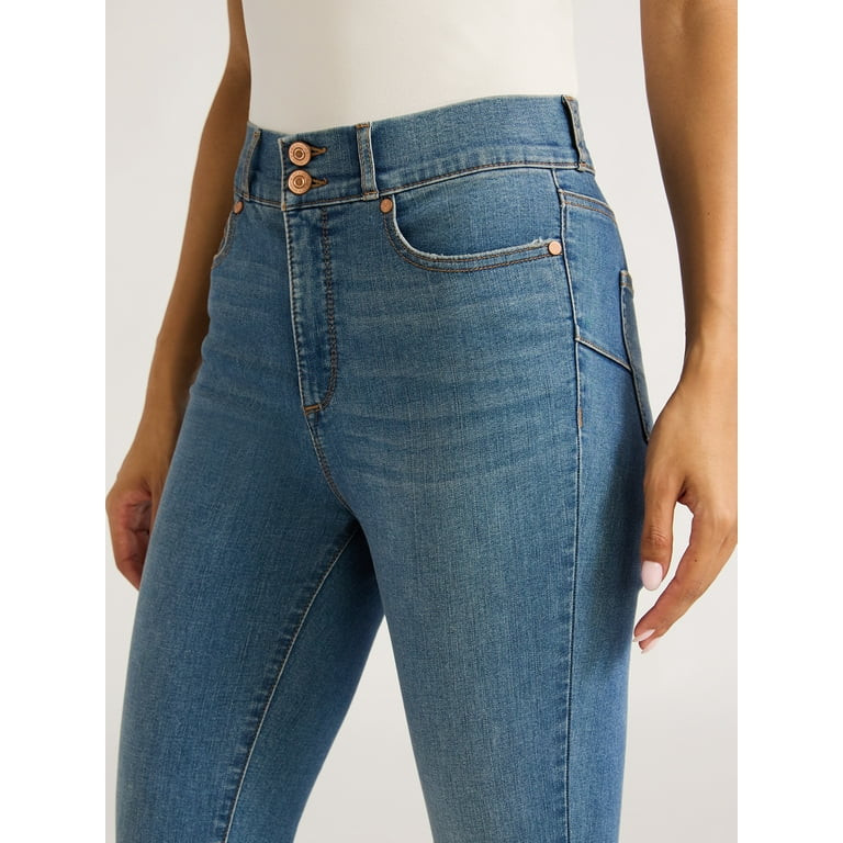 Sofia Jeans Women's Lift and Sculpt Skinny High Rise Ankle Jeans, 27" Inseam, Sizes 0-20 | Walmart (US)