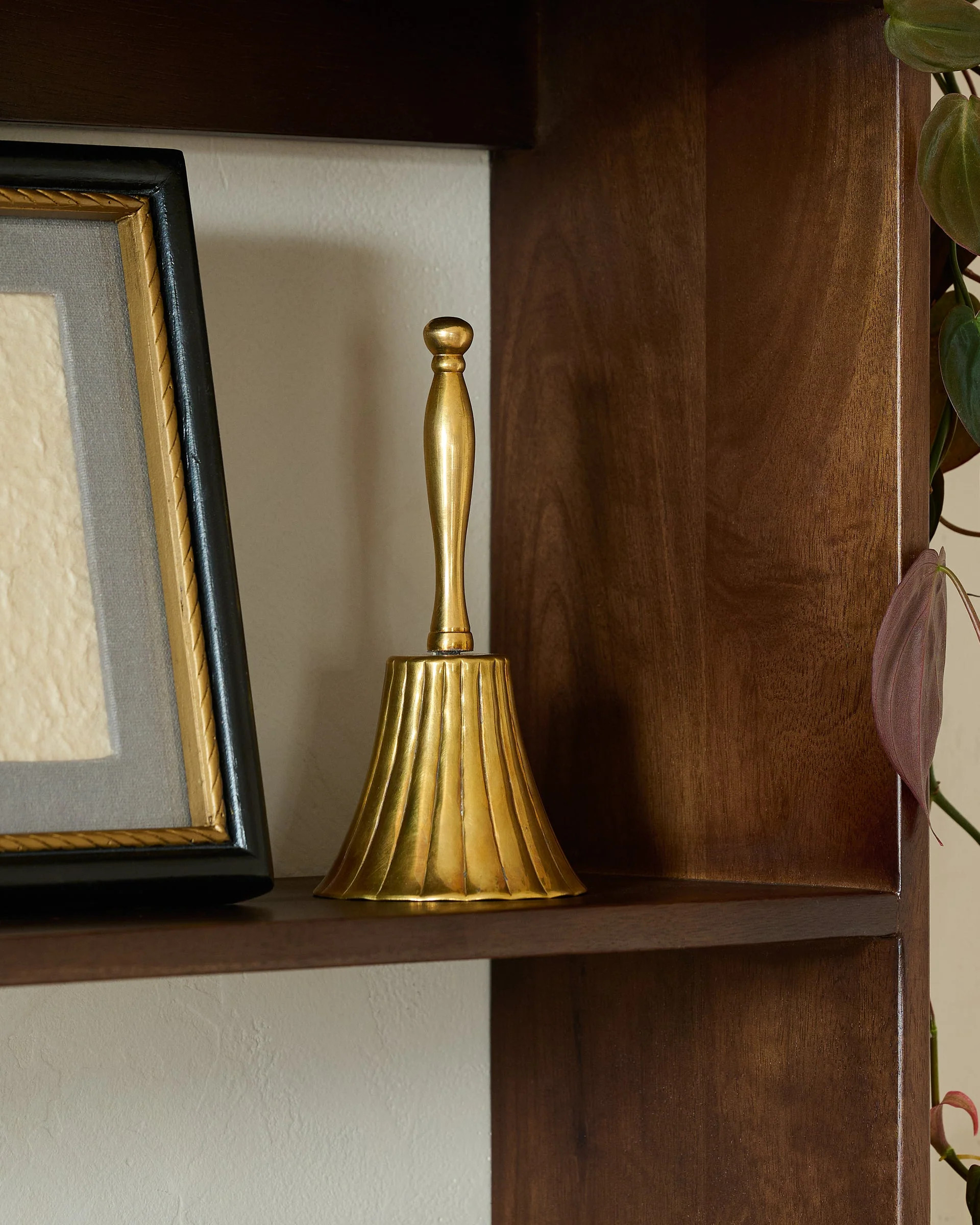 Marie Fluted Brass Bell | Magnolia