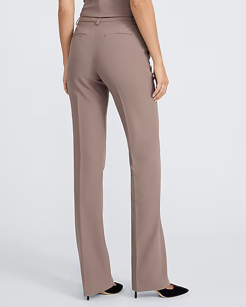 Editor Studio Stretch Twill Mid Rise Bootcut Pant | Express