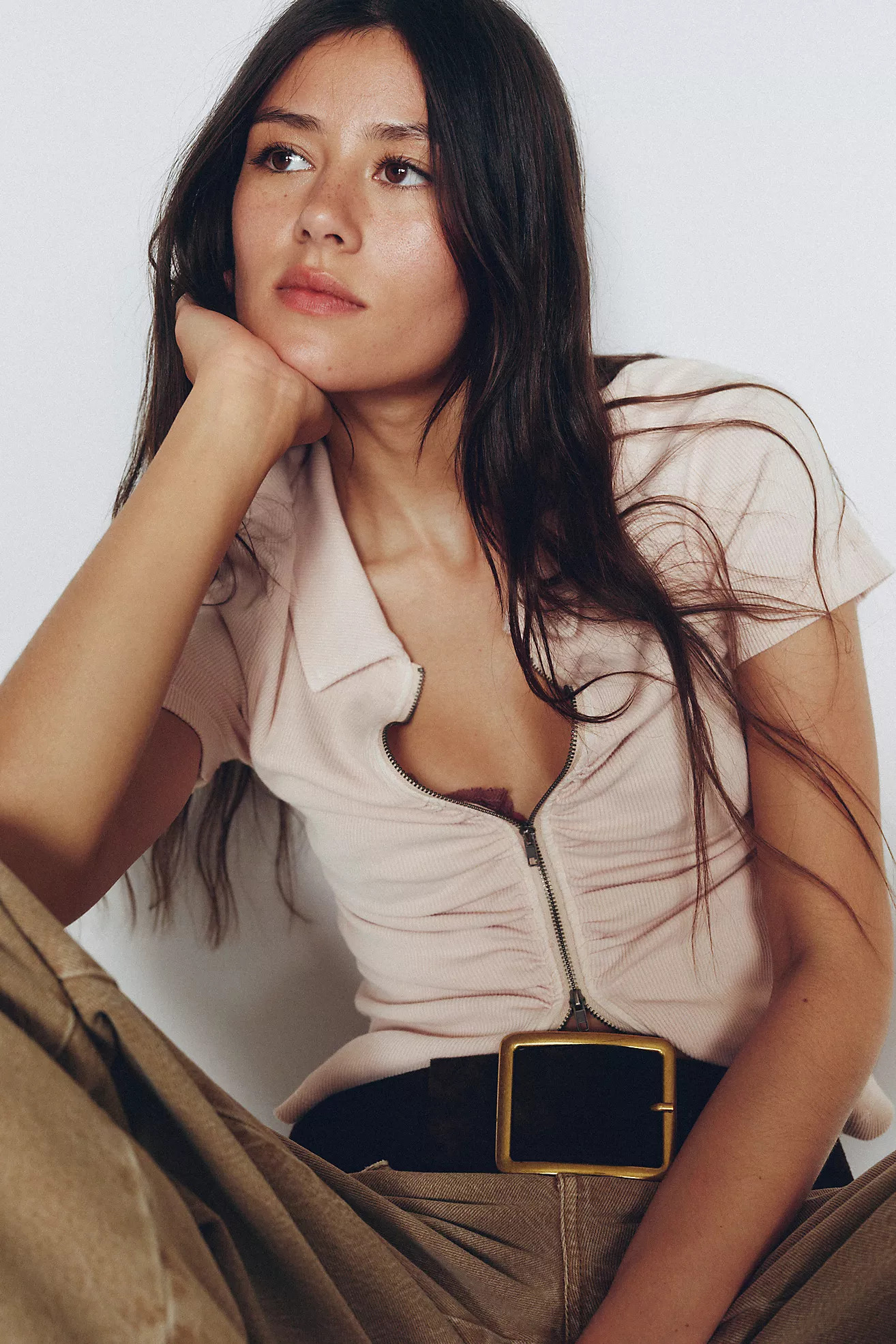 Wide Square Buckle Belt | Anthropologie (US)