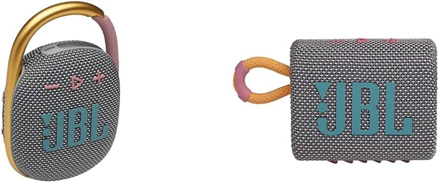 JBL Clip 4 - Portable Mini Bluetooth Speaker, Big Audio and Punchy bass & Go 3: Portable Speaker ... | Amazon (US)