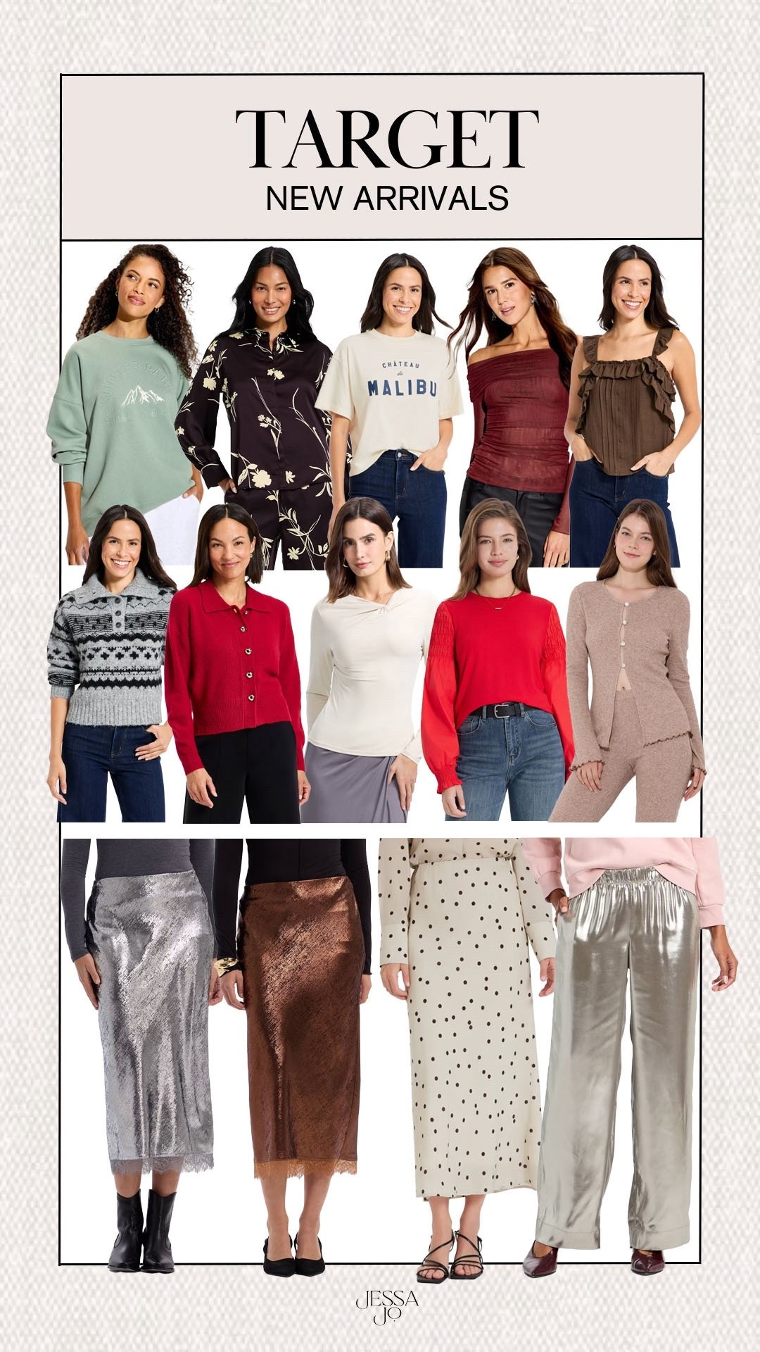 Target new arrivals | Target fashion | Target holiday sweater | Target holiday style | Target holiday skirt | Target red Christmas sweater 

#LTKSeasonal #LTKFindsUnder50 #LTKHoliday