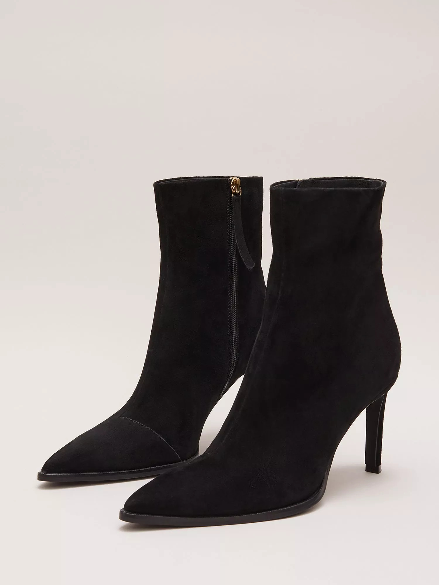 Phase EightPonted Suede Ankle Boots, Black | John Lewis (UK)