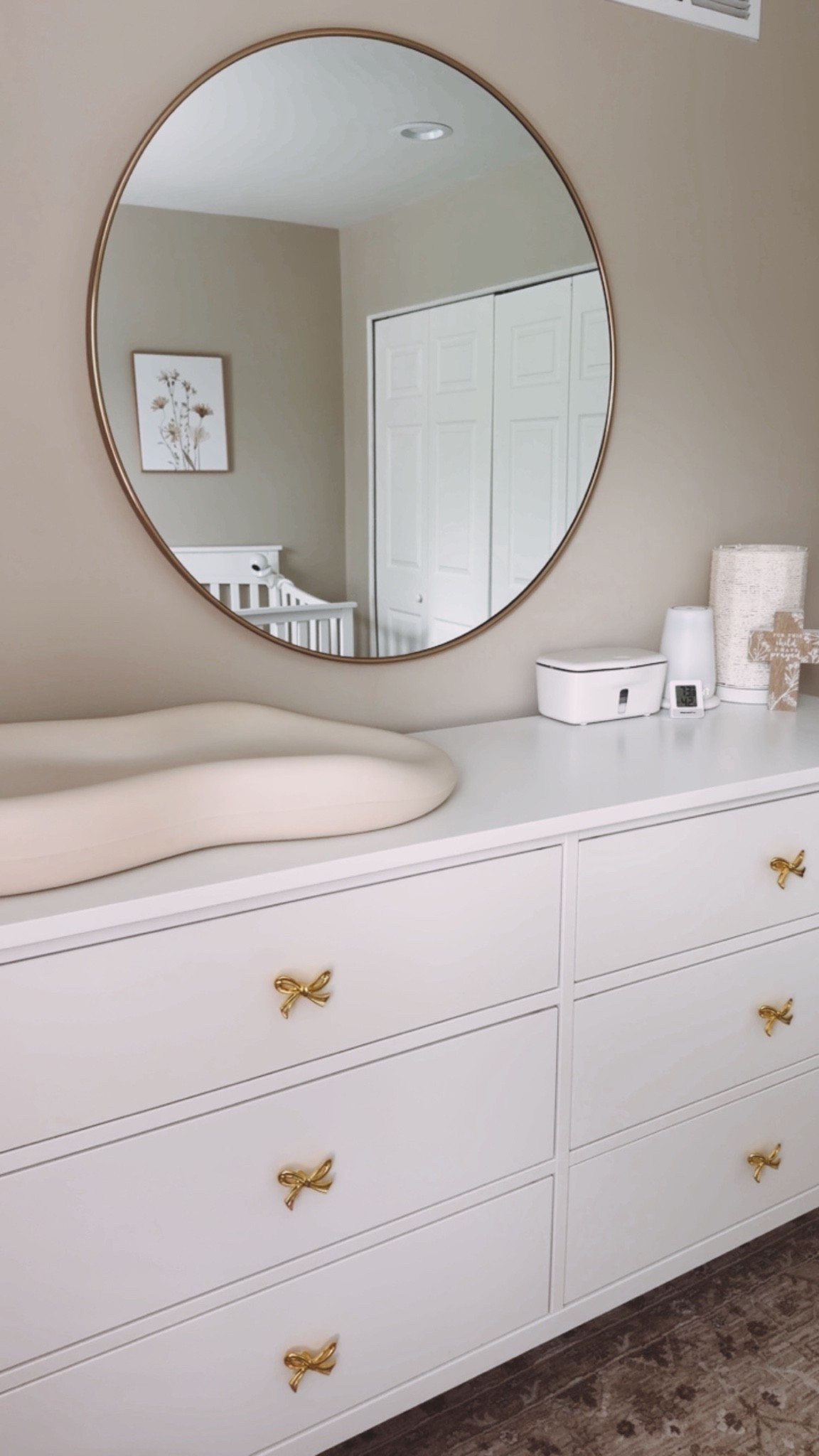 the dreamiest neutral baby nursery 🤭 

#momlife #nursery #baby #sahm #girlmom

#LTKmomlife #LTKBaby