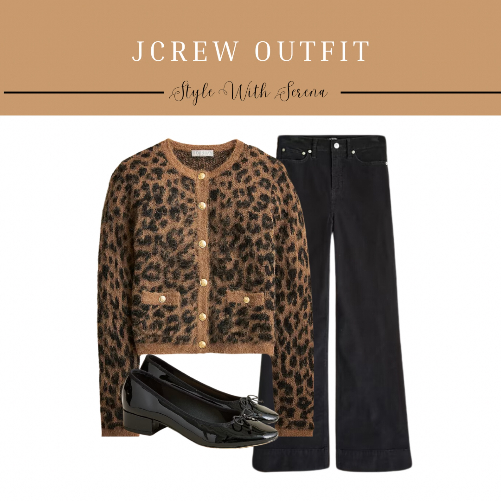 Jcrew outfit, leopard, sweater, cardigan, flare jeans, heels, fall outfit, fall fashion 

#LTKStyleTip #LTKSeasonal #LTKOver40
