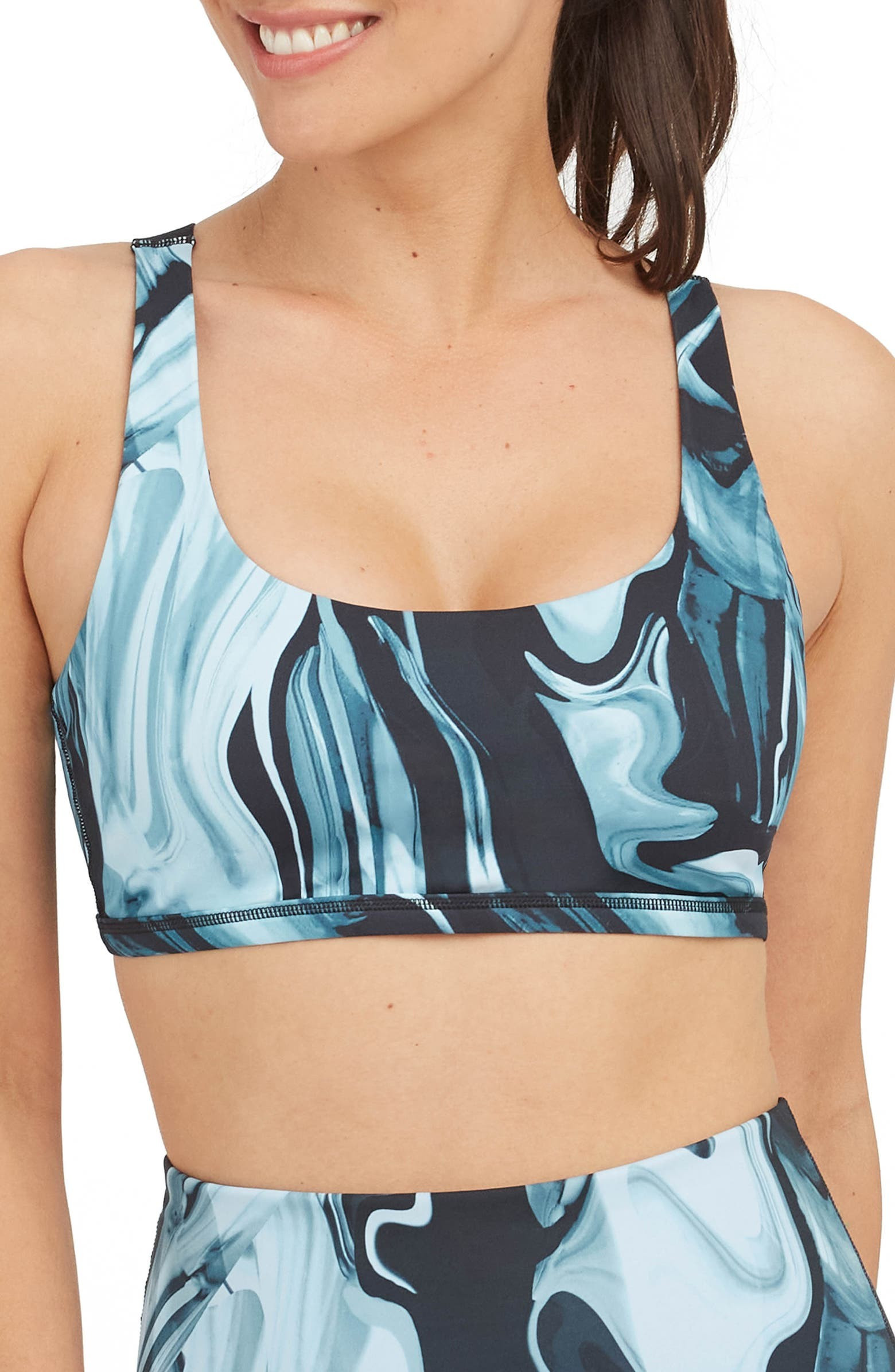 Print Low Impact Sports Bra | Nordstrom
